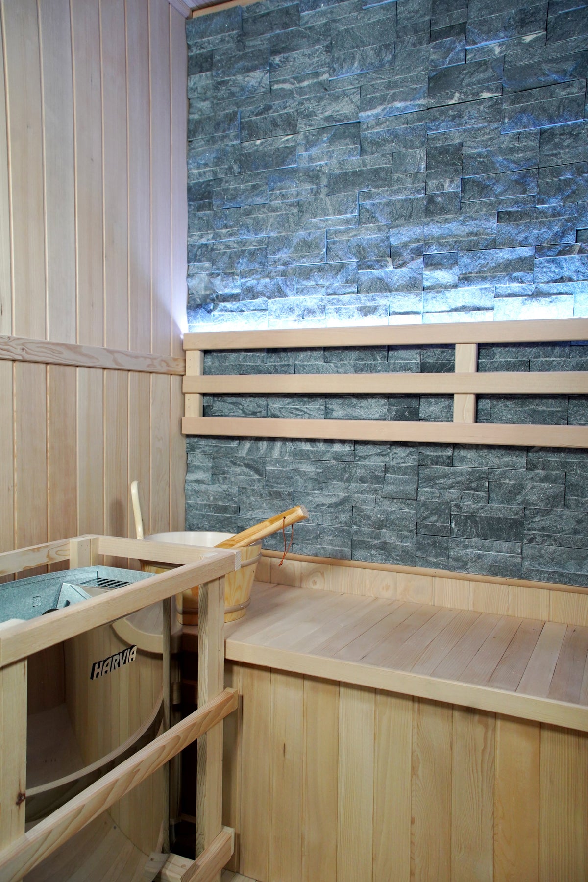 SunRay Westlake Traditional Sauna Detail