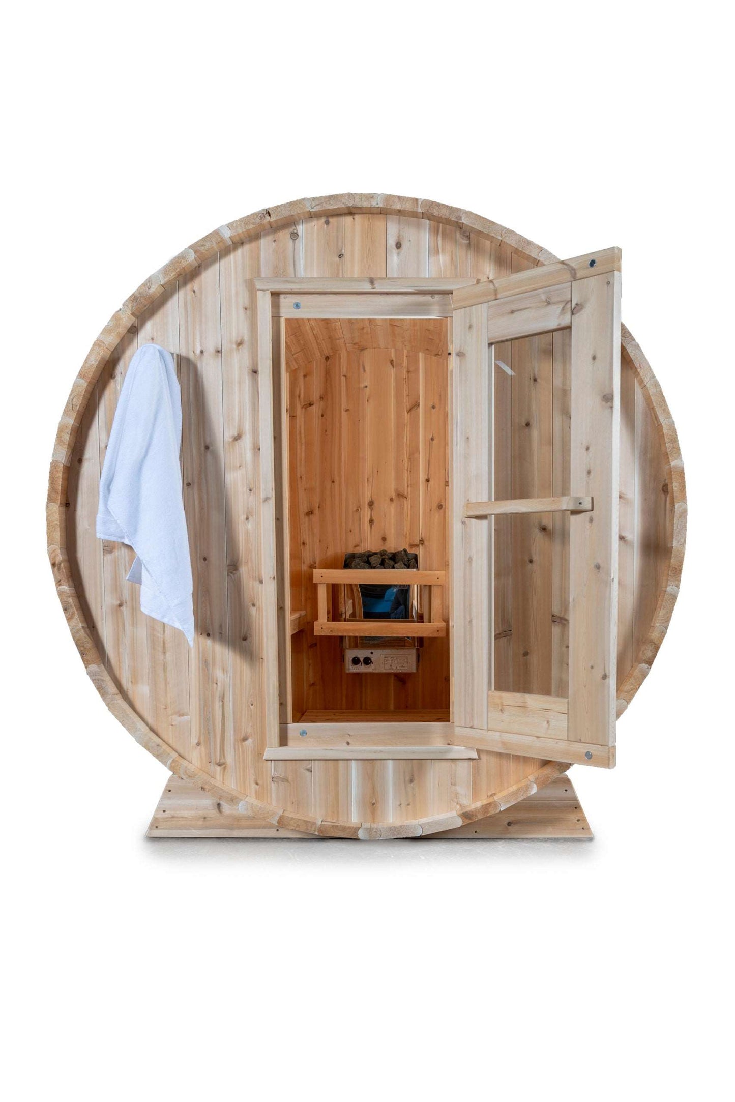 Dundalk Leisurecraft Canadian Timber Harmony CTC22W Traditional Outdoor Barrel Sauna