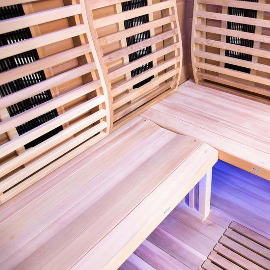 Sun Home Luminar 2 Person Outdoor Infrared Sauna