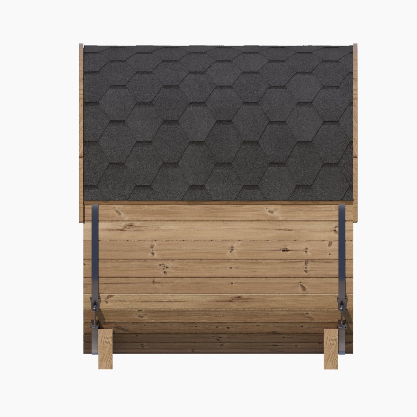 SaunaLife E6W 2 Person Barrel Sauna Side View