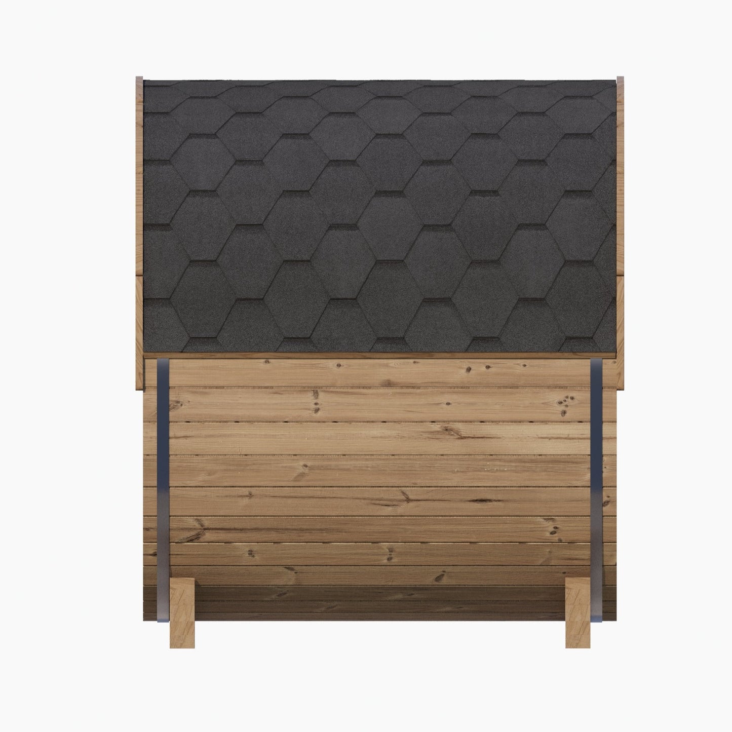 SaunaLife E6W 2 Person Barrel Sauna Side View 2