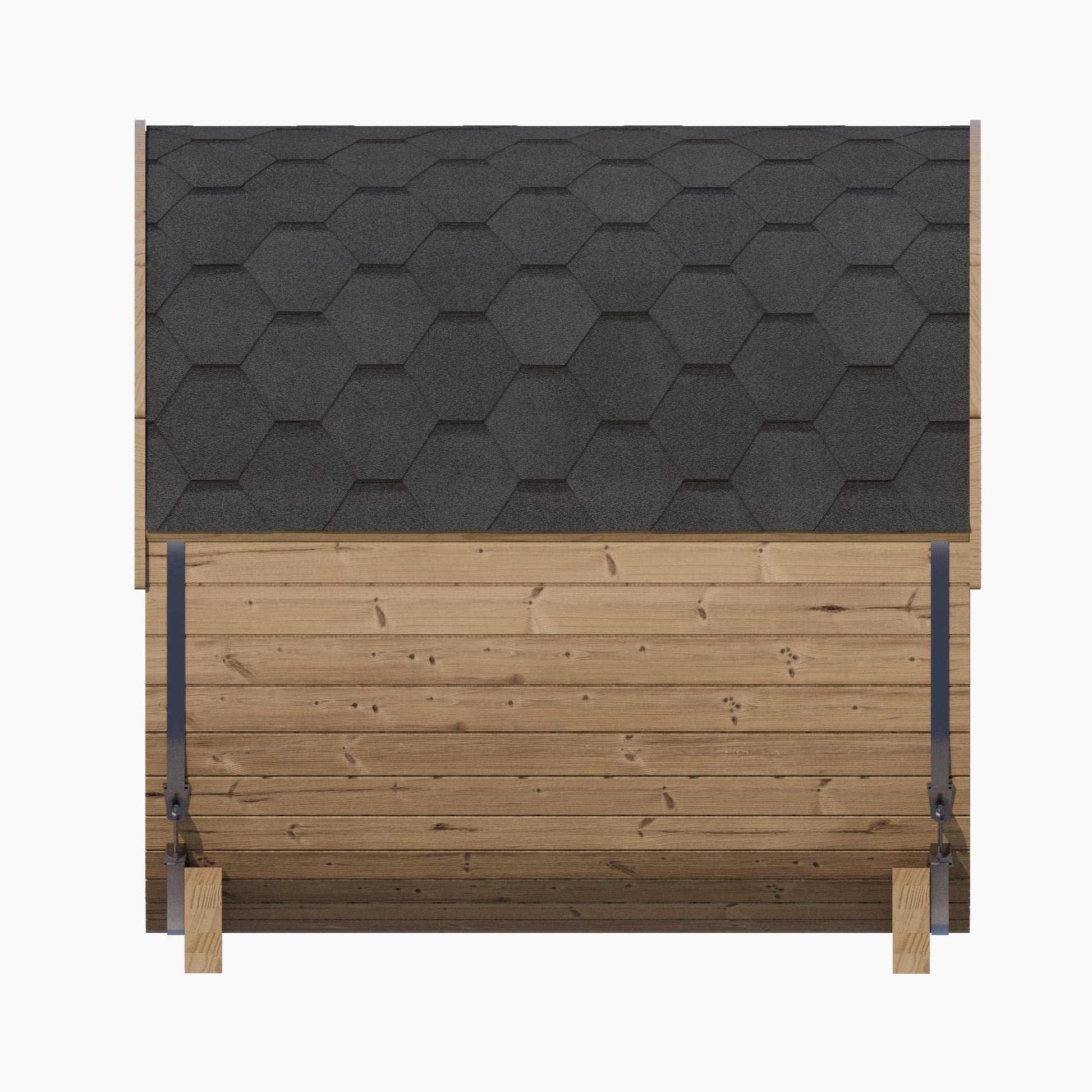 SaunaLife E7G 4 Person Barrel Sauna - Side View
