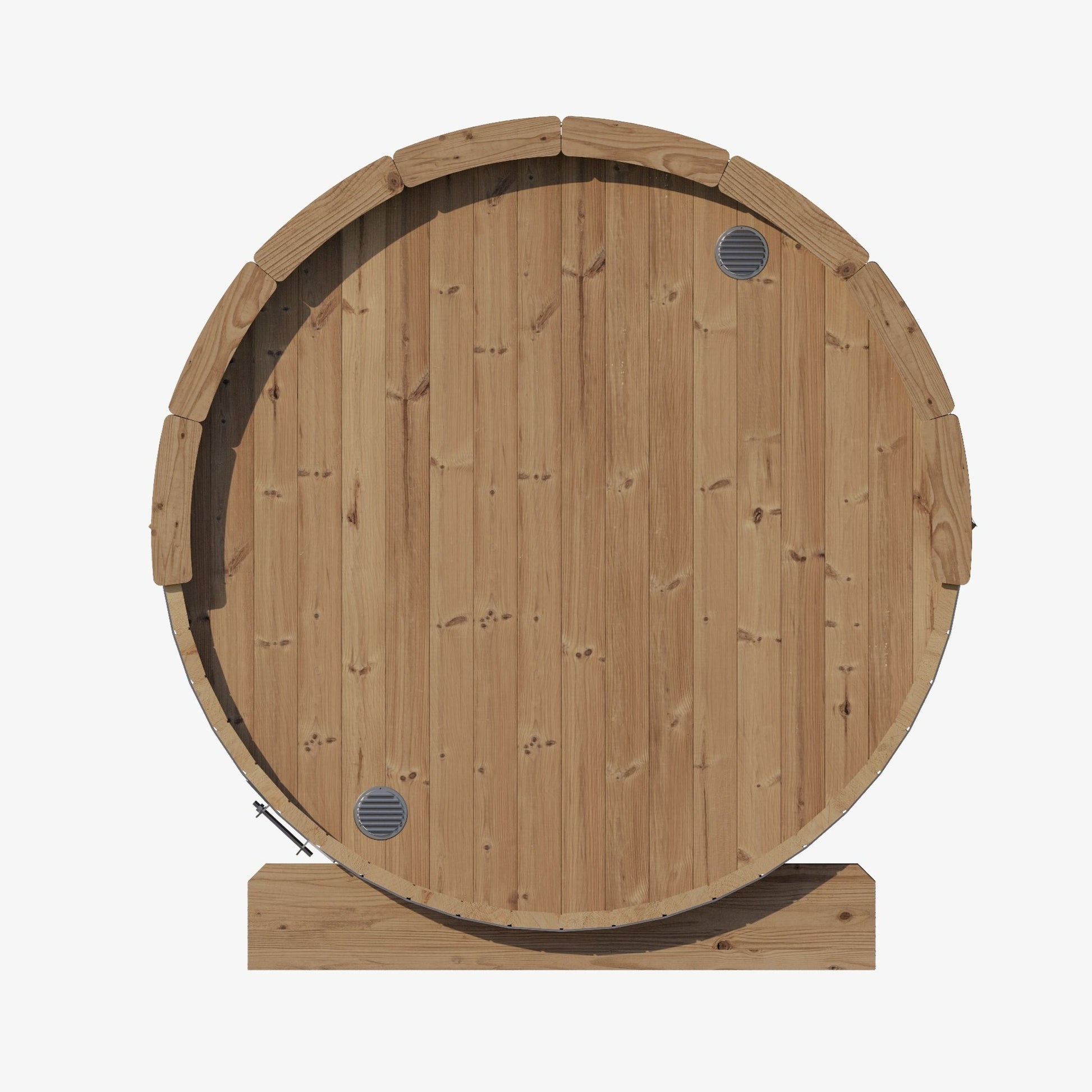 SaunaLife E7G 4 Person Barrel Sauna - Rear View