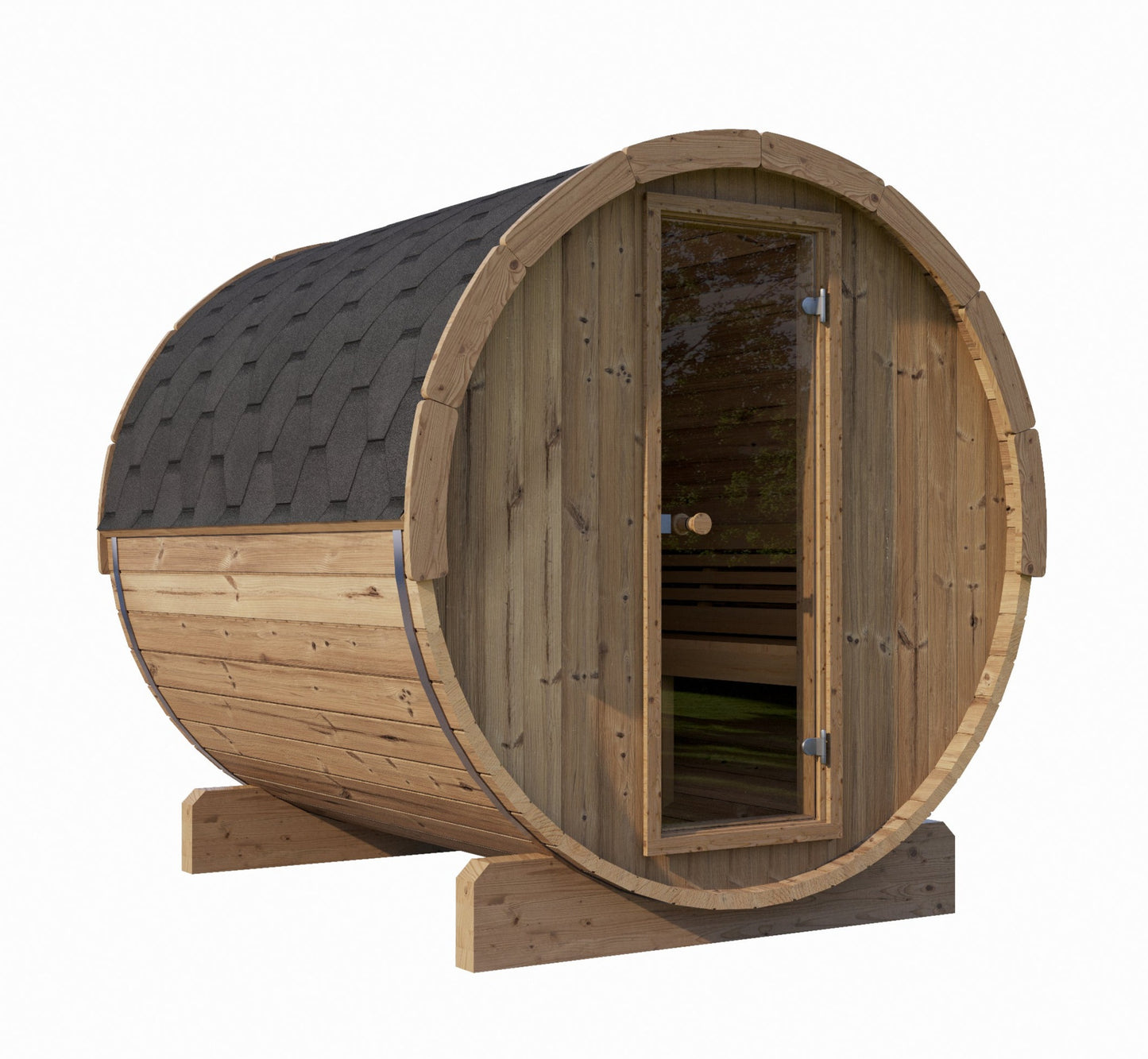 SaunaLife E8 6 Person Barrel Sauna