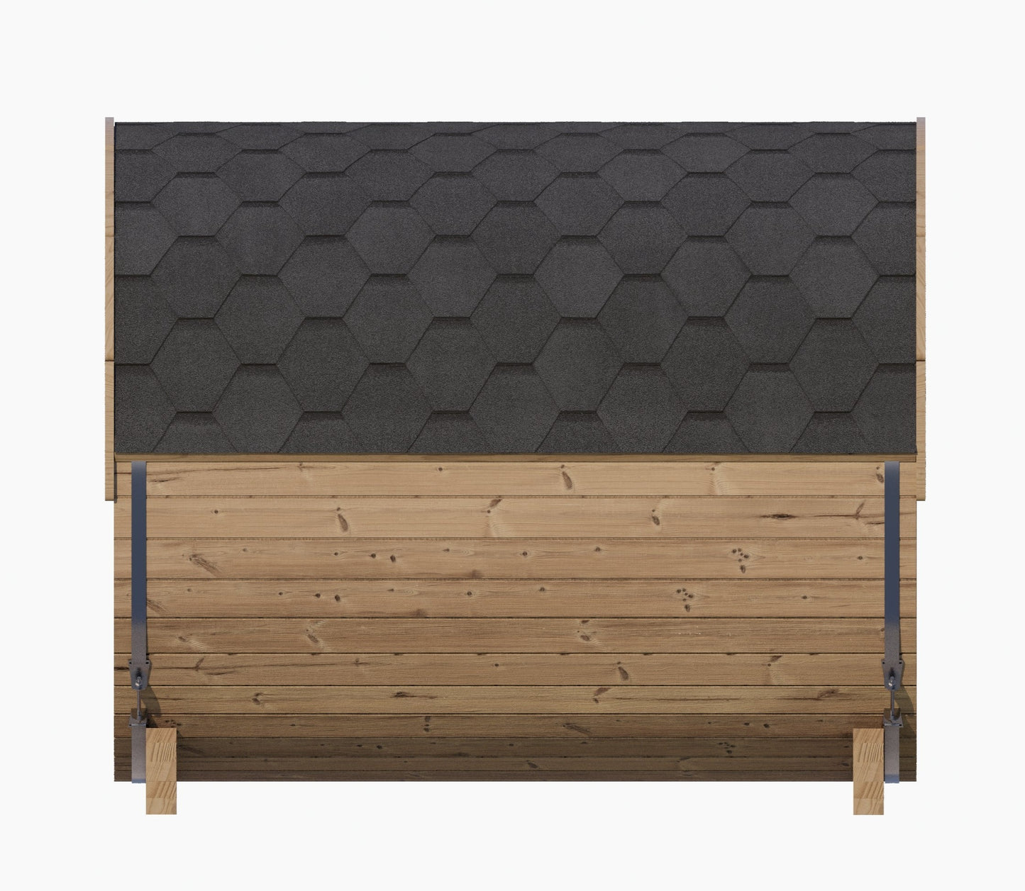 SaunaLife E8 6 Person Barrel Sauna Side View