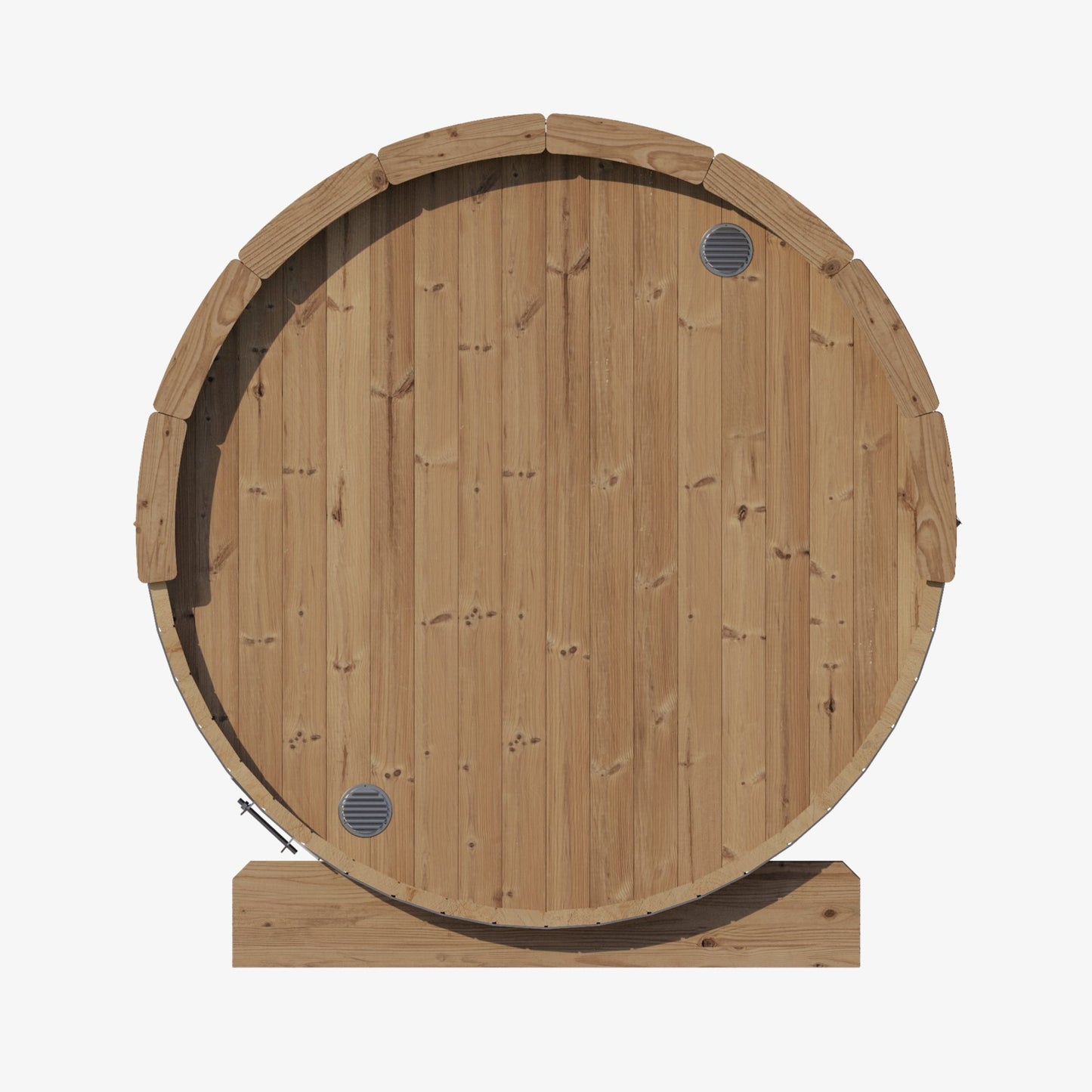 SaunaLife E8 6 Person Barrel Sauna Rear View