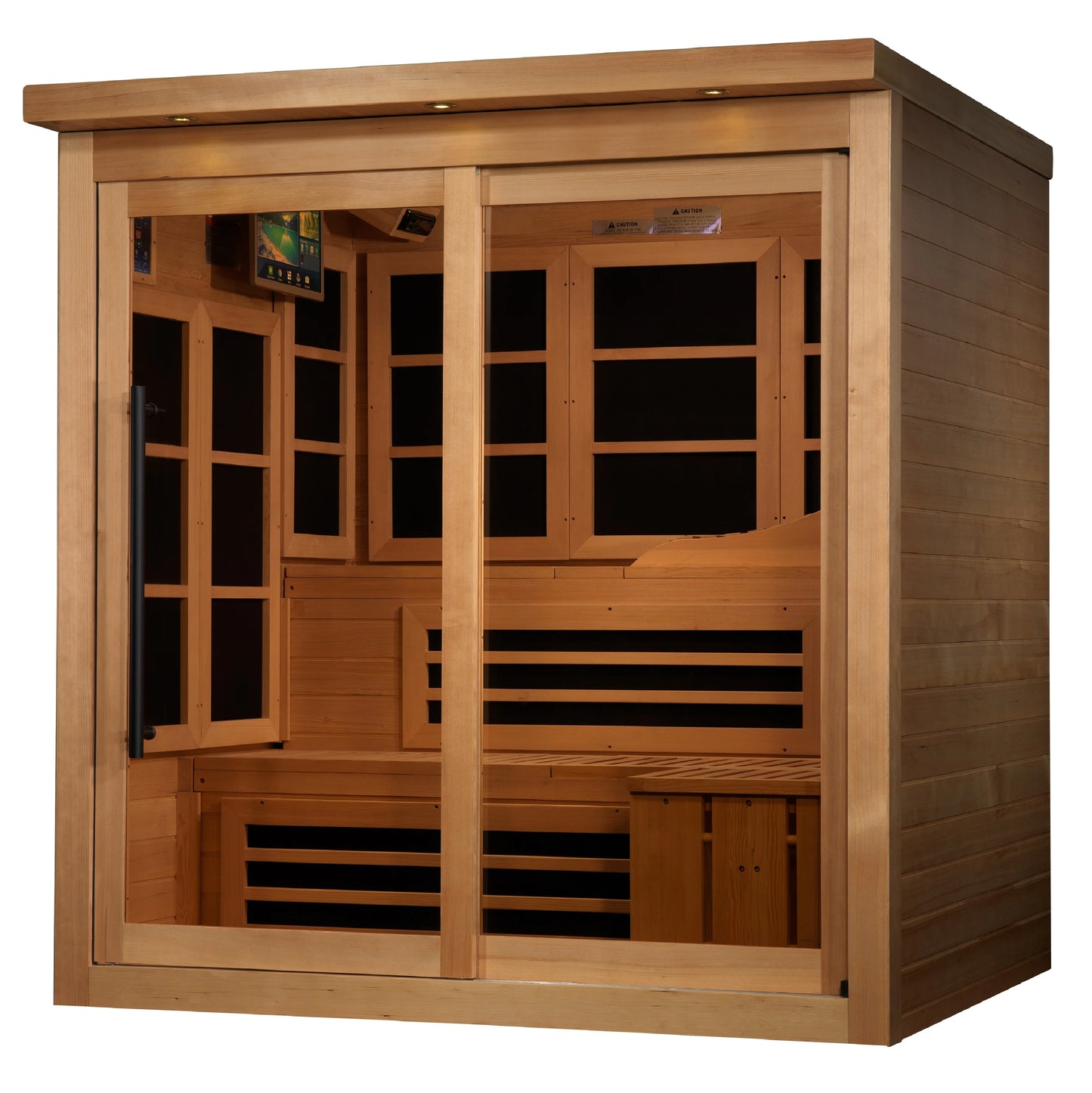 Golden Designs Monaco 6 Person Near Zero EMF Far Infrared Sauna
