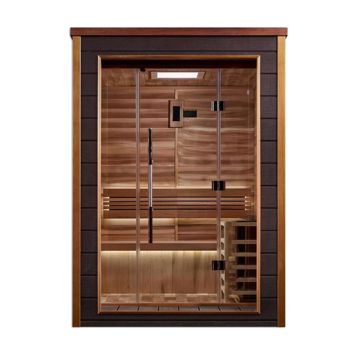 Golden Designs Narvik 2 Person Traditional Cedar Sauna 2