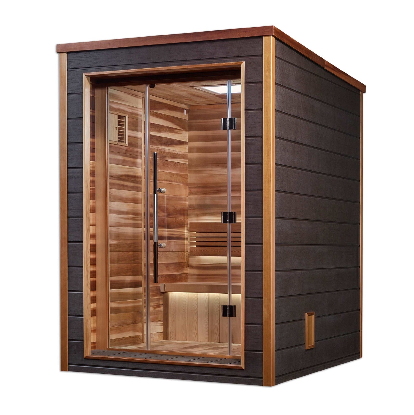 Golden Designs Narvik 2 Person Traditional Cedar Sauna 3