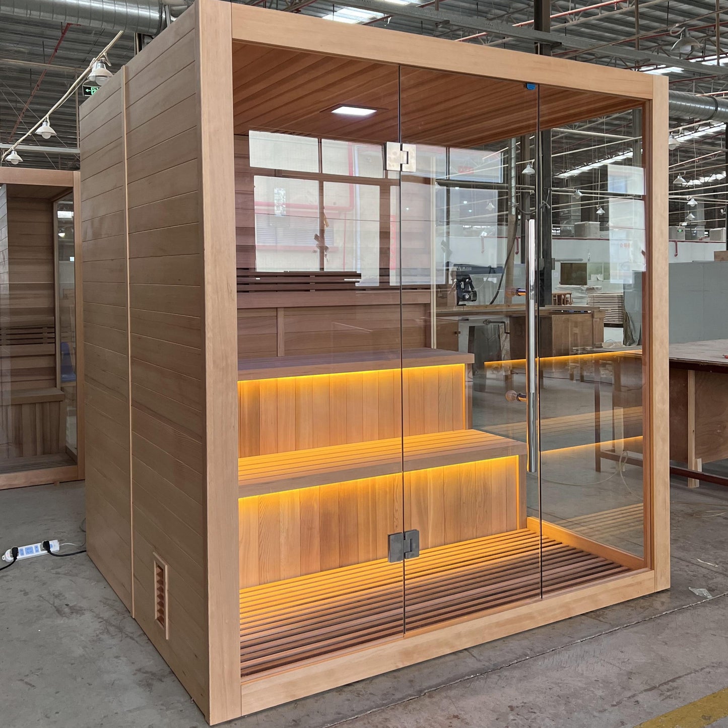 Golden Designs Kuusamo Traditional Indoor Sauna - Left Side