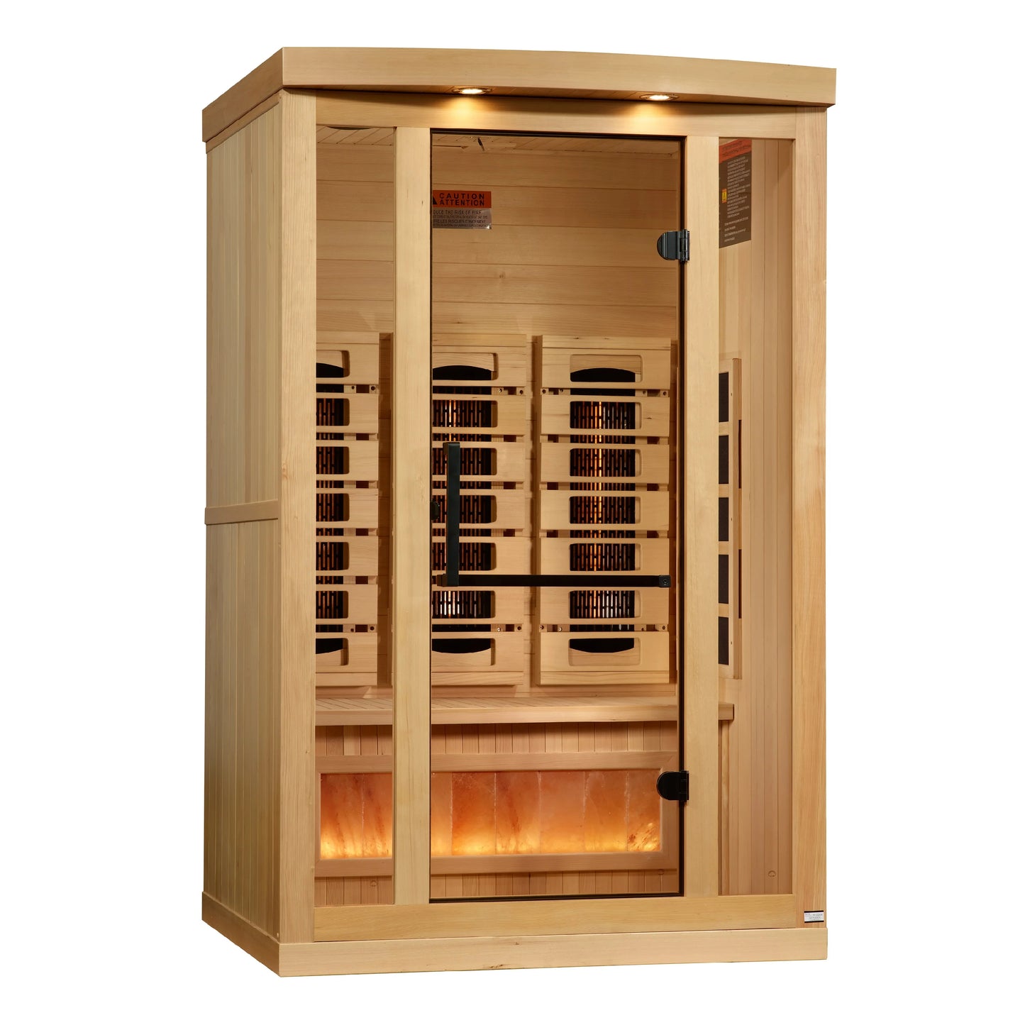 Golden Designs 1 Person Full Spectrum Infrared Sauna - Left Side View