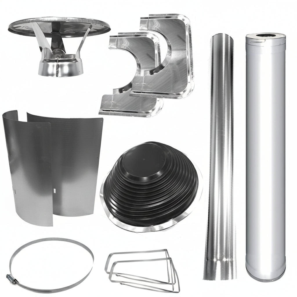 Harvia WHP1000500 Chimney Kit for Flat Roof