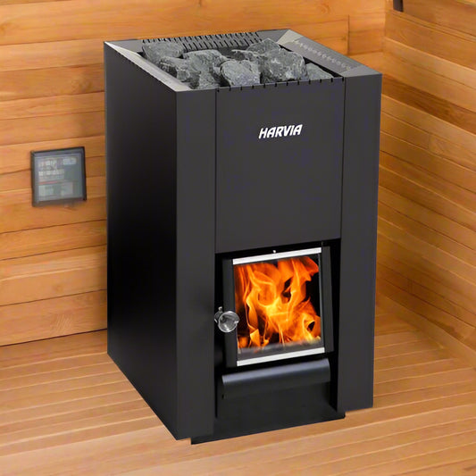 Harvia Linear 16 Wood Burning Sauna Stove