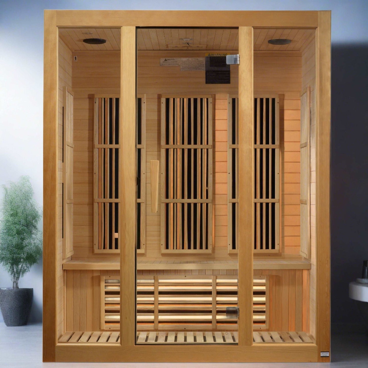 Maxxus Sauna "Bellevue" 3 Person FAR Infrared Sauna MX-J306-01