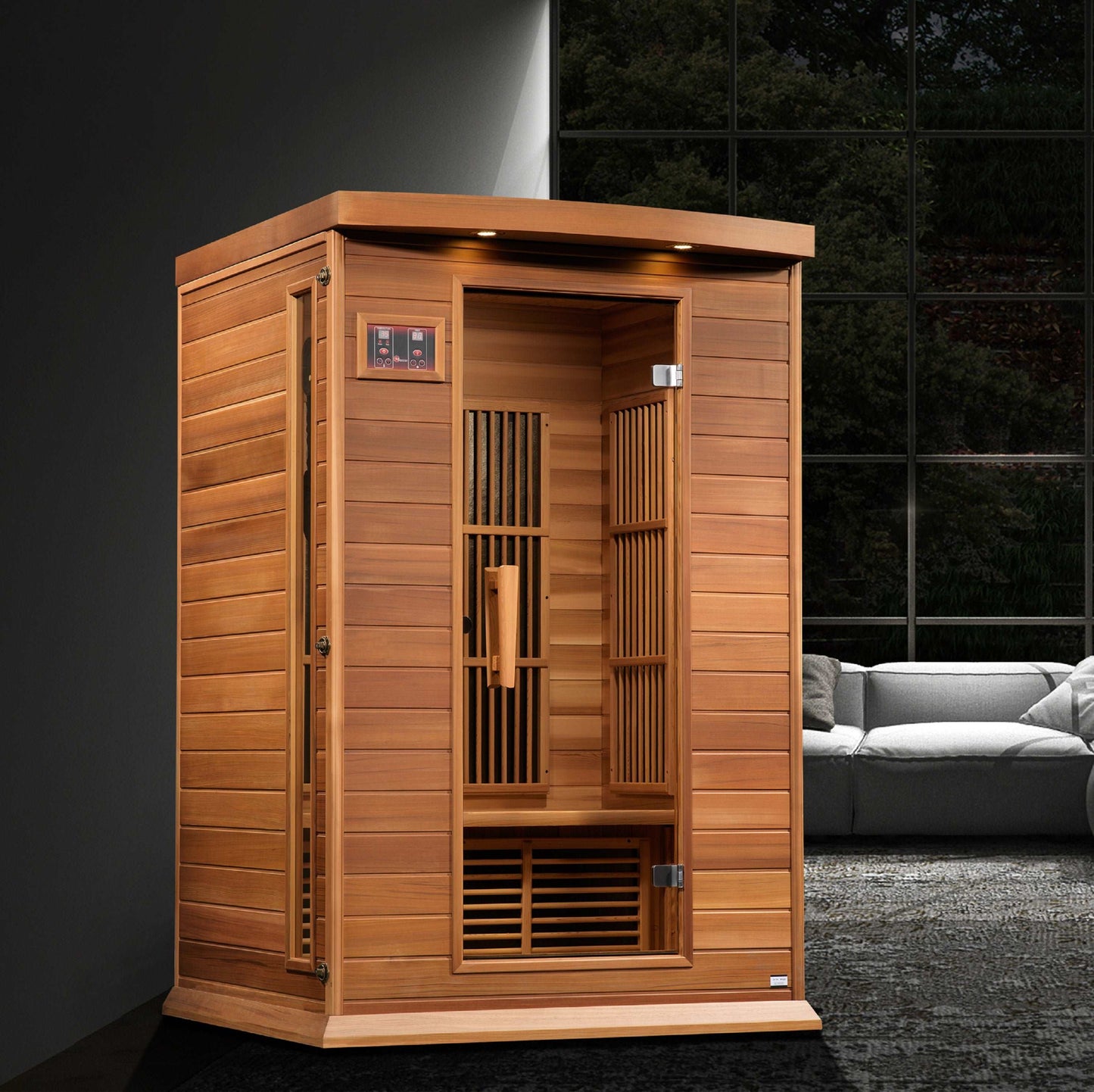 Maxxus 2 Person Near Zero EMF FAR Infrared Sauna MX-K206-01-ZF CED, Cholet Edition
