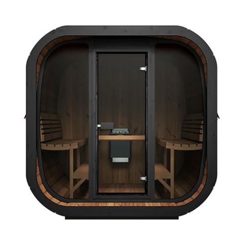 SaunaLife CL7G Cube Sauna Front View