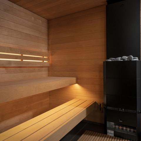 Interior Benches and Heater for SaunaLife G6 Outdoor Traditional Sauna