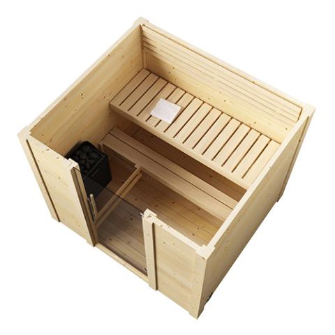 SaunaLife G2 Outdoor Traditional Sauna Top View
