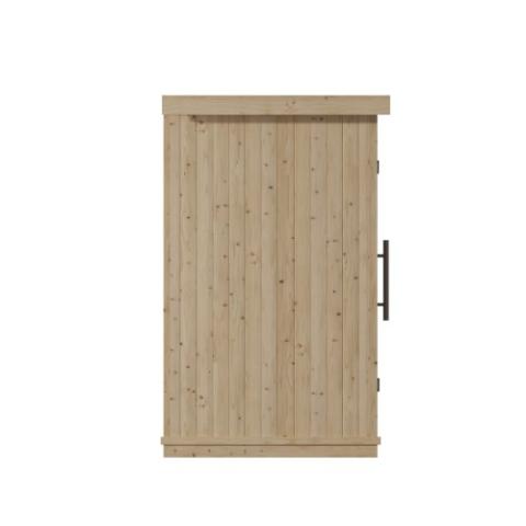 SaunaLife X6 3 Person Indoor Traditional Sauna Left Side