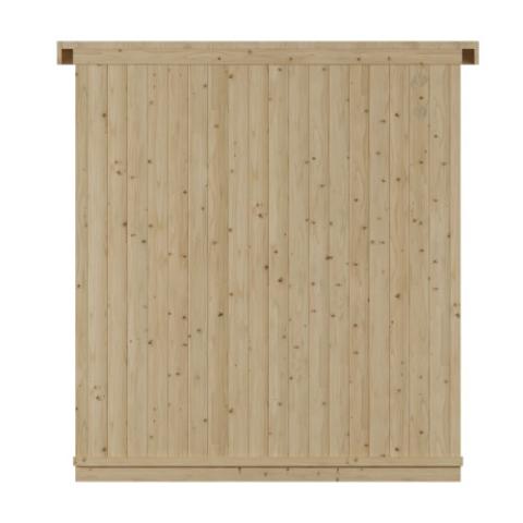 SaunaLife X6 3 Person Indoor Traditional Sauna Rear
