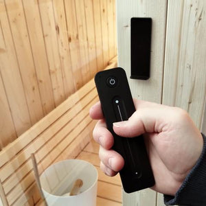 SaunaLife X6 3 Person Indoor Traditional Sauna Remote Control