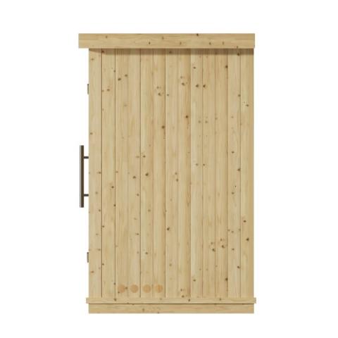 SaunaLife X6 3 Person Indoor Traditional Sauna Right Side