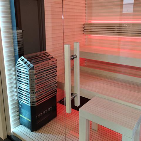 Saunum Air 5 Electric Sauna Heater In Sauna