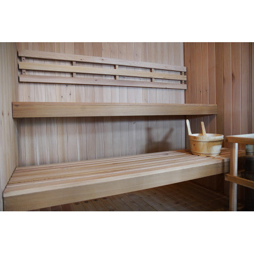 SunRay Saunas Charleston 4 Person Traditional Indoor Sauna HL400TN