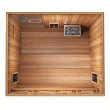 Load image into Gallery viewer, Finnmark Designs FD-5 4 Person Hybrid Full Spectrum Infrared Sauna Top View