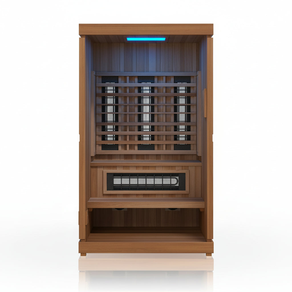 Finnmark Designs FD-4 Hybrid Full Spectrum Infrared Sauna Interior