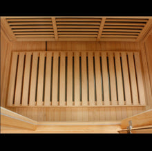 Load image into Gallery viewer, Maxxus 3 Person Corner Low EMF FAR Infrared Sauna MX-K356-01 Inside Infrared Heater