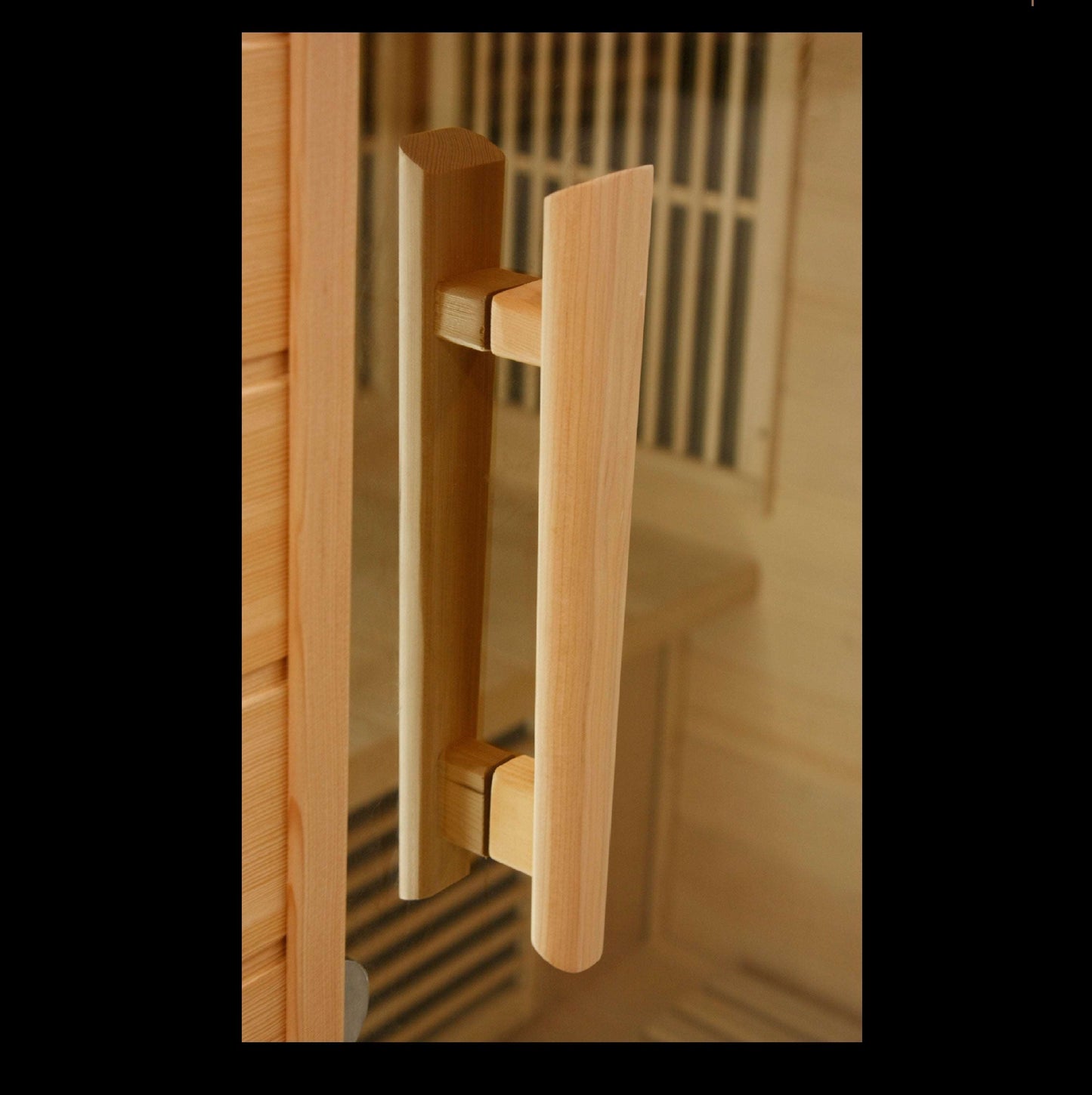 Maxxus 2 Person Low EMF FAR Infrared Sauna MX-K206-01 Door Handle
