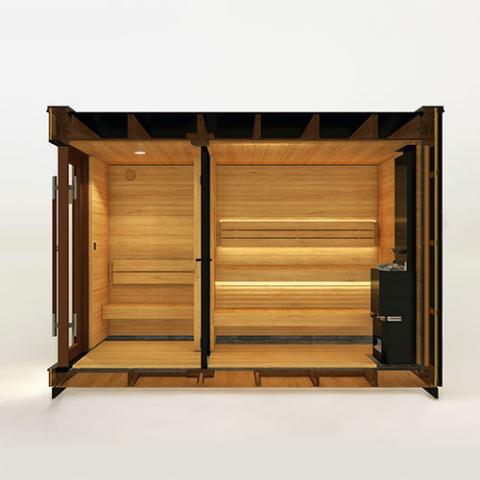 Saunum AirCube Double Interior