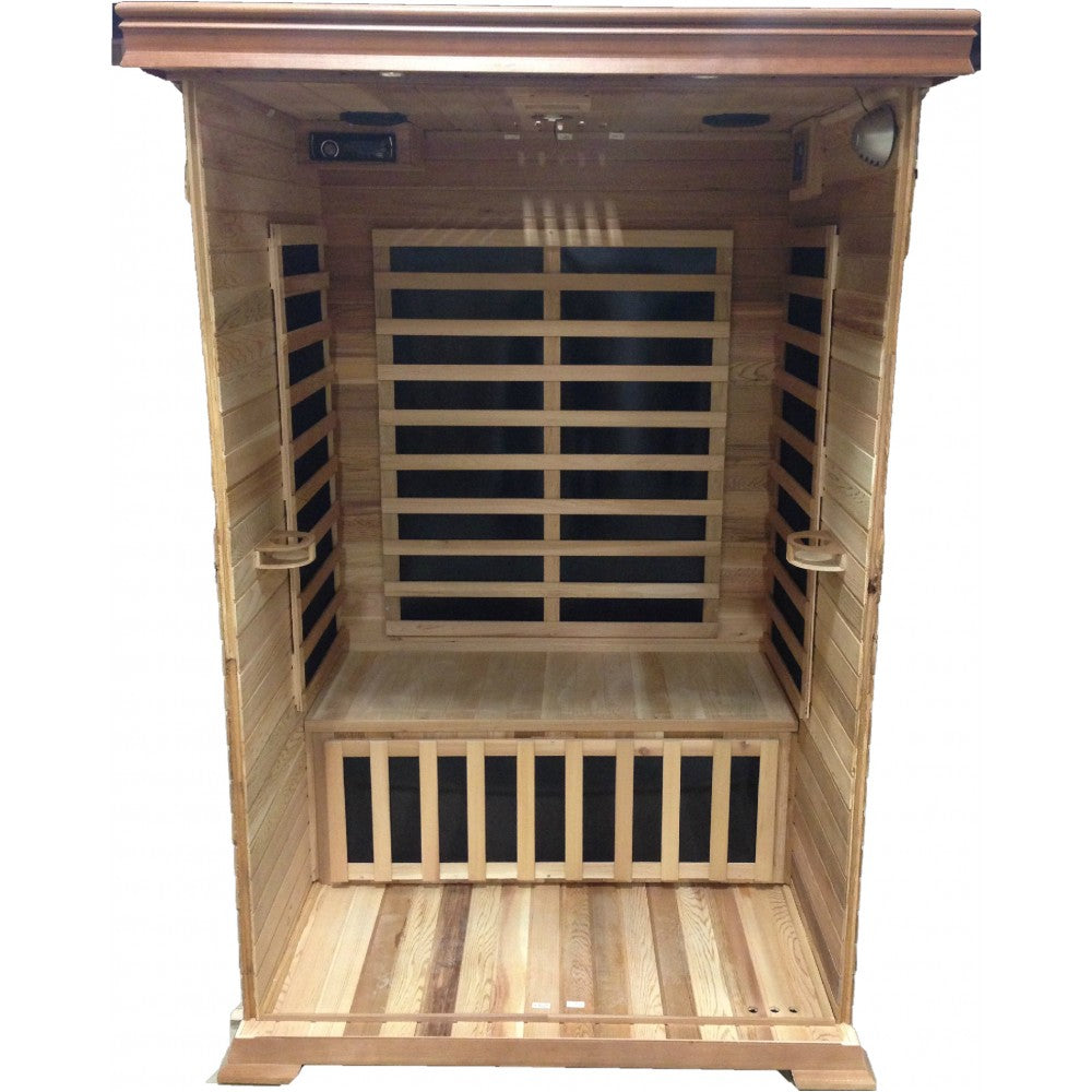 SunRay Evansport 2-Person FAR Infrared Sauna HL200K2