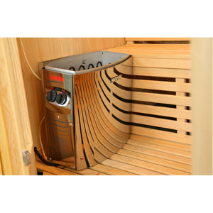 SunRay Saunas HL300SN Southport 3 Person Traditional Sauna Harvia Heater