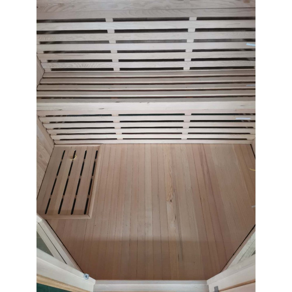HL400SN Tiburon 4 Person Traditional Sauna Inside 2