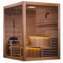 Load image into Gallery viewer, Golden Designs Kuusamo 6 Person Traditional Sauna GDI-7206-01