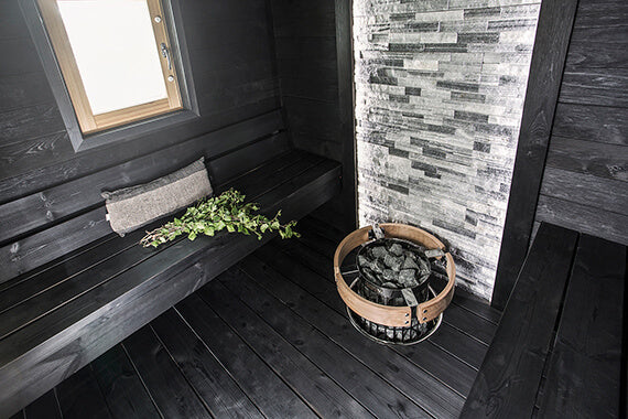 Harvia Cilindro Electric Sauna Heater With Built-In Controls
