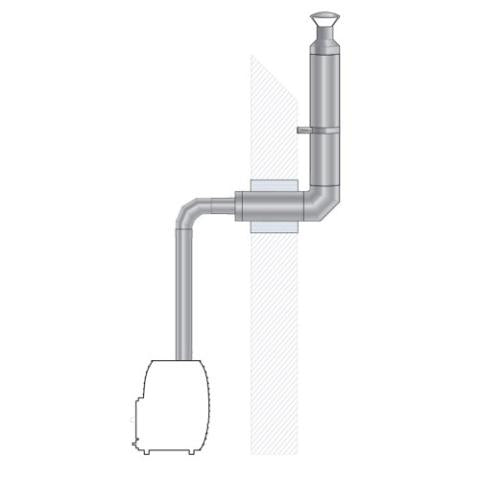 Huum Thru-Wall Sauna Chimney Kit
