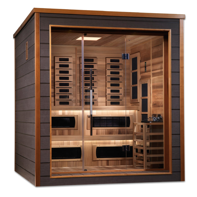 Introducing Golden Designs Outdoor Hybrid Saunas (2024)