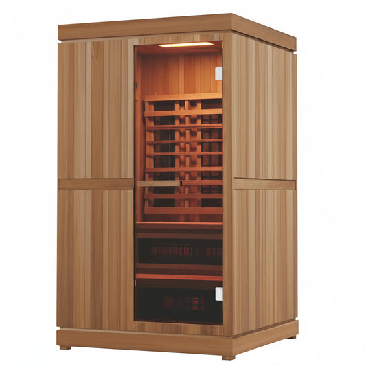 Finnmark FD-4 Full Spectrum Infrared Sauna on white background