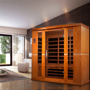 Dynamic Saunas Bergamo 3 Person Low EMF Far Infrared Sauna, DYN-6440-01