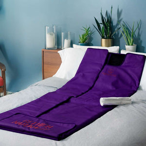 Purple infrared sauna blanket