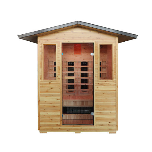 SunRay Grandby 3-Person Outdoor Far Infrared Sauna