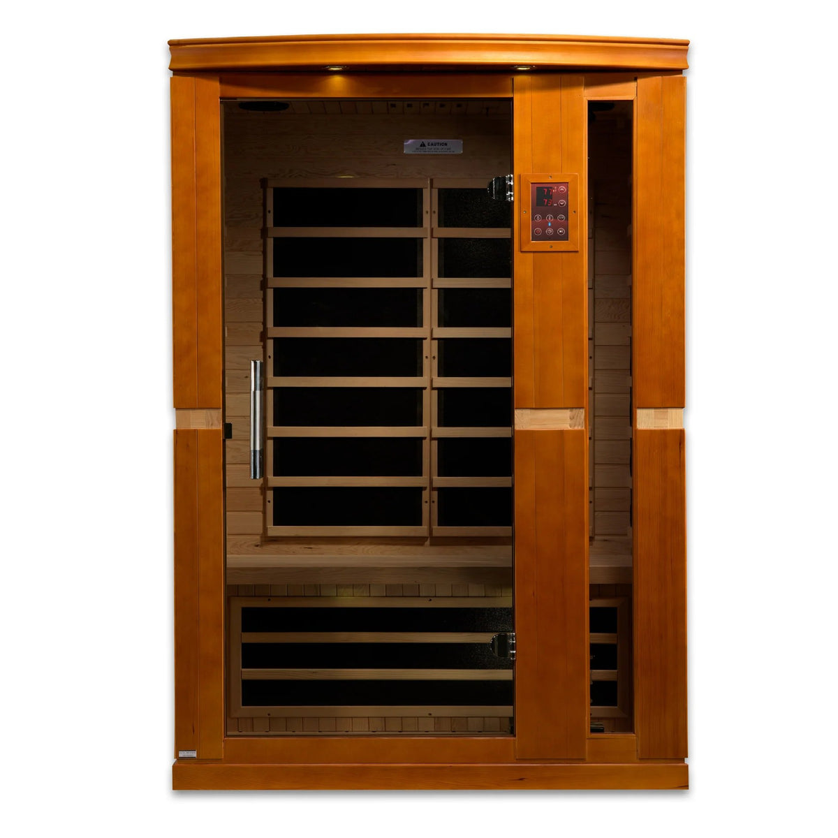 Dynamic Vittoria 2 Person Low EMF Infrared Sauna, front view