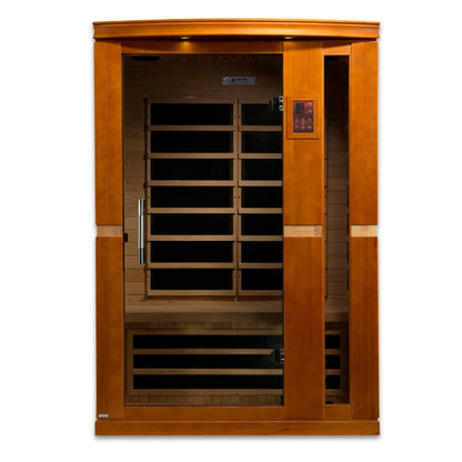 Dynamic Vittoria 2 Person Low EMF Infrared Sauna, front view