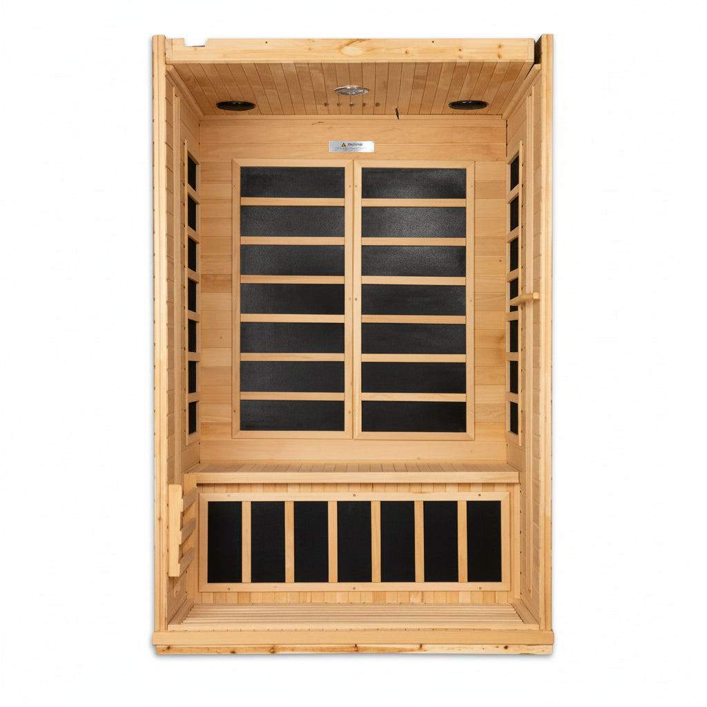 Interior of the Dynamic Venice 2-Person Far Infrared Sauna