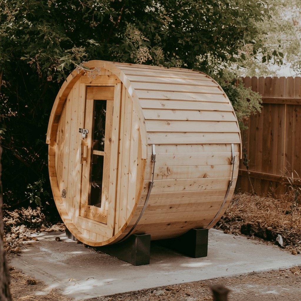 2 Person Baldy Barrel Sauna