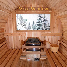 Load image into Gallery viewer, Almost Heaven Princeton 6 Person Barrel Sauna Interior Window