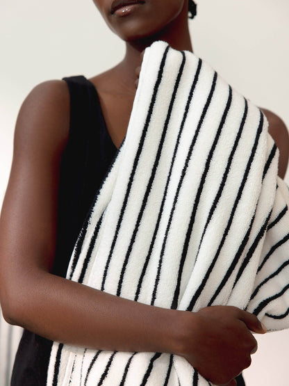Striped Luxe Bath Towels